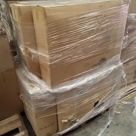 PALLET OF ASSORTED INCOMPLETE RATTAN OUTDOOR FURNITURE SETS, PARTS ONLY