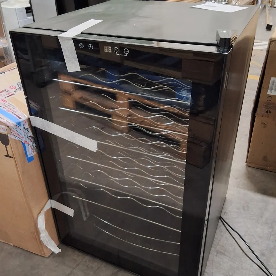 ELECTRIQ 48 BOTTLE CAPACITY FREESTANDING WINE COOLER – BLACK