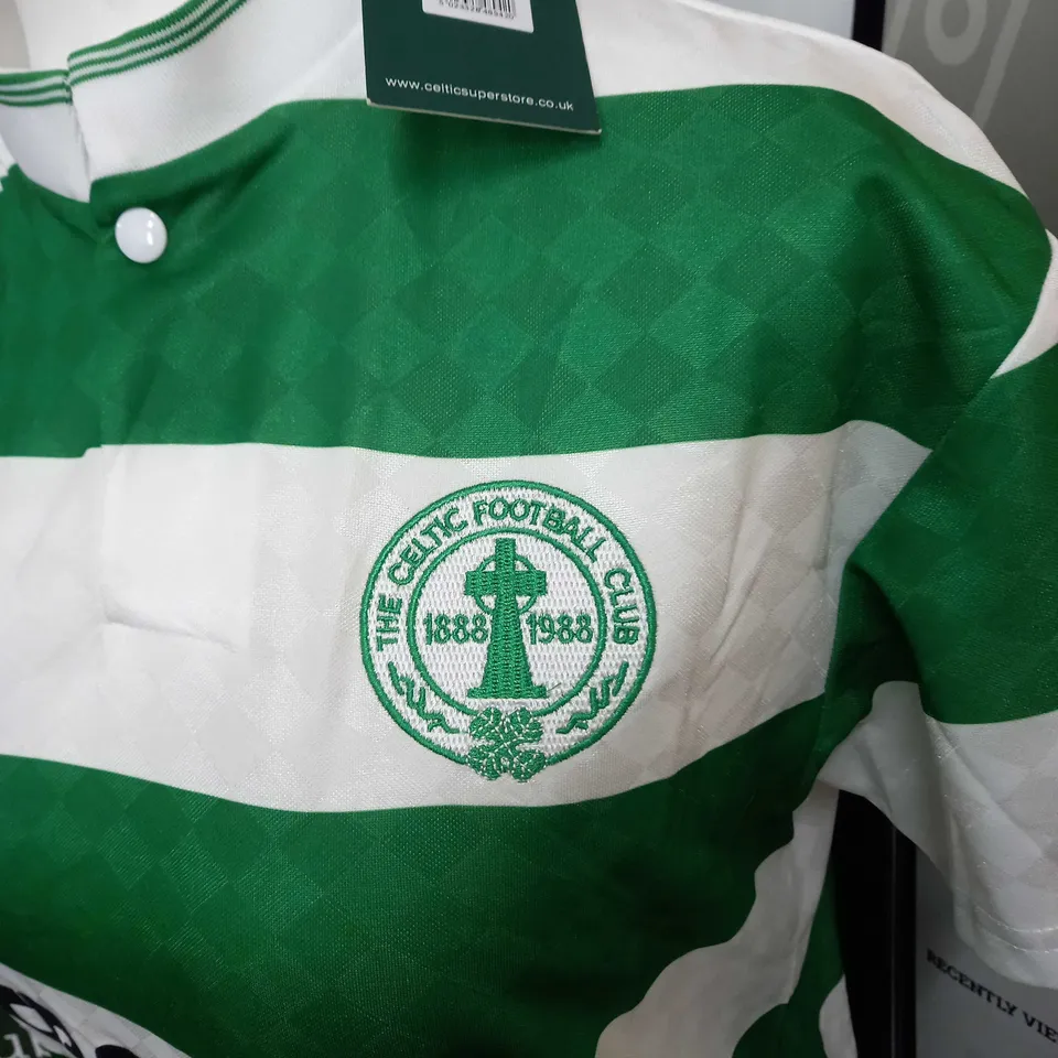 CELTIC FC RETRO 88 CENTENARY HOME SHIRT SIZE M