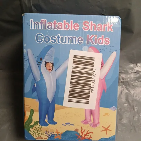 INFLATABLE KIDS SHARK COSTUME - BLUE