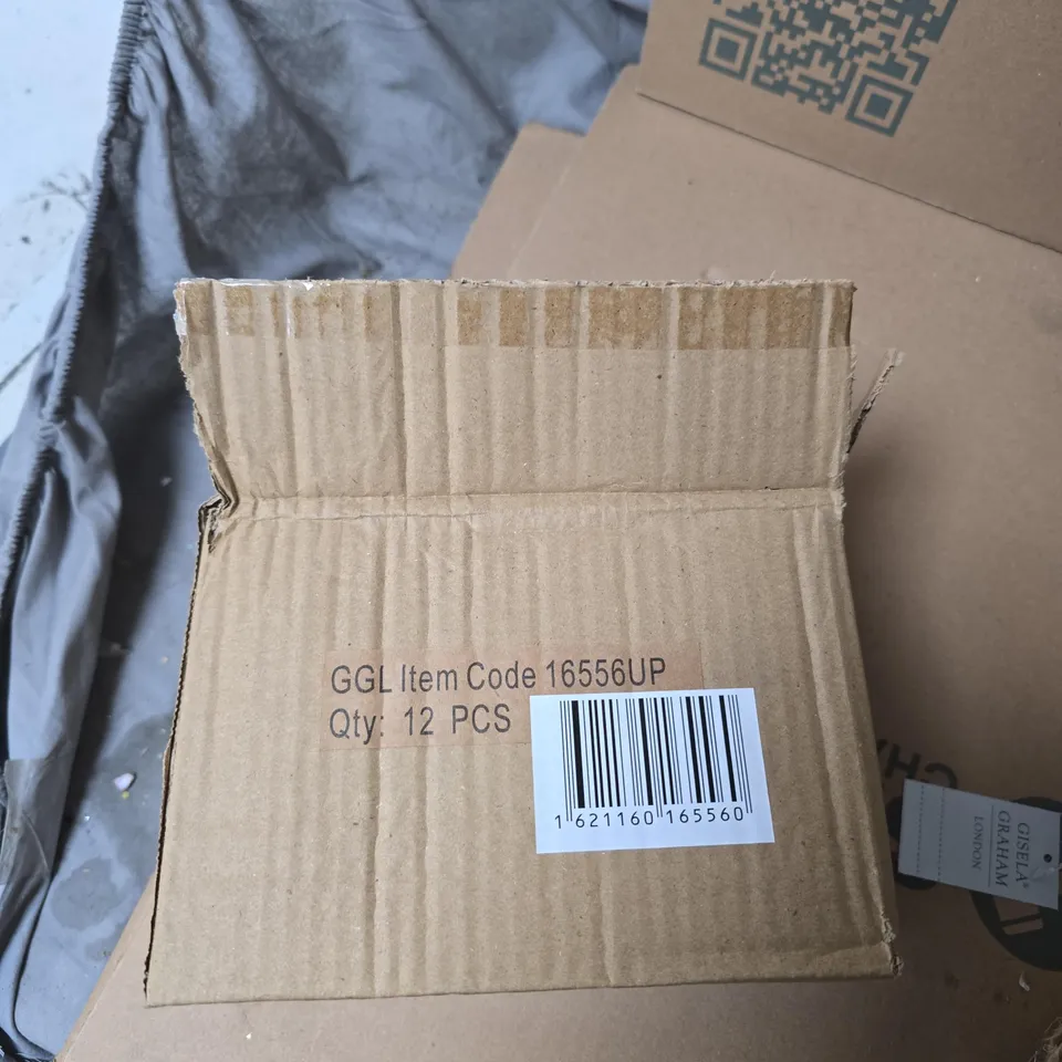 BOX OF GISELA GRAHAM SMALL CHRISTMAS BAUBLES DECORATIONS 