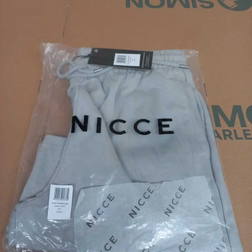 NICCE CHALK GREY HOODIE – MEN’S UK XXL