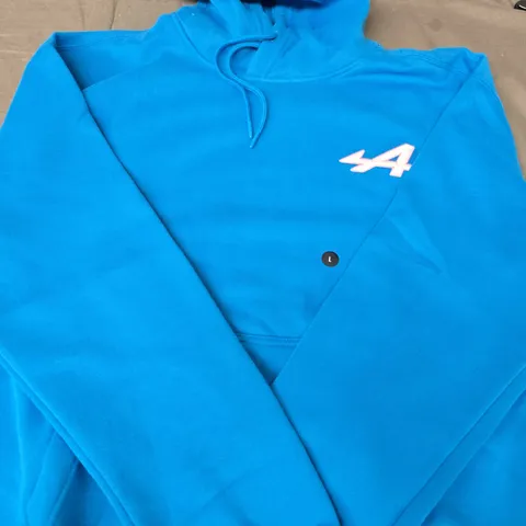HOLLISTER ALPINE PULL-OVER HOODIE IN BLUE SIZE LARGE