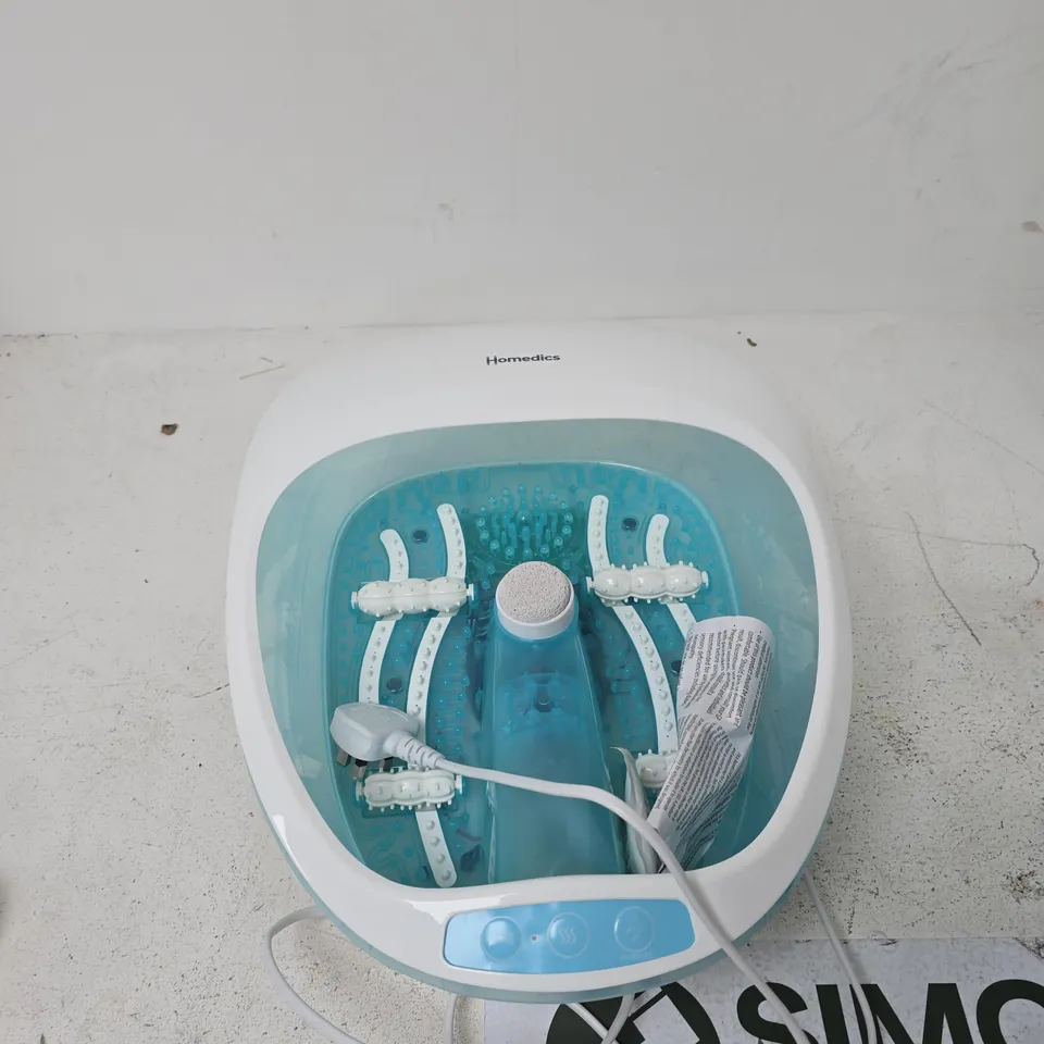 HOMEDICS 4-IN-1 RELAXATION FOOT SPA WITH HEATER – BOXED