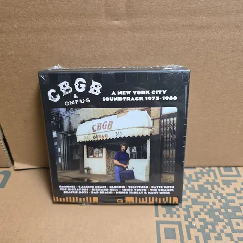 CBGB & OMFUG: A NEW YORK CITY SOUNDTRACK 1975–1986 (CD BOX SET)