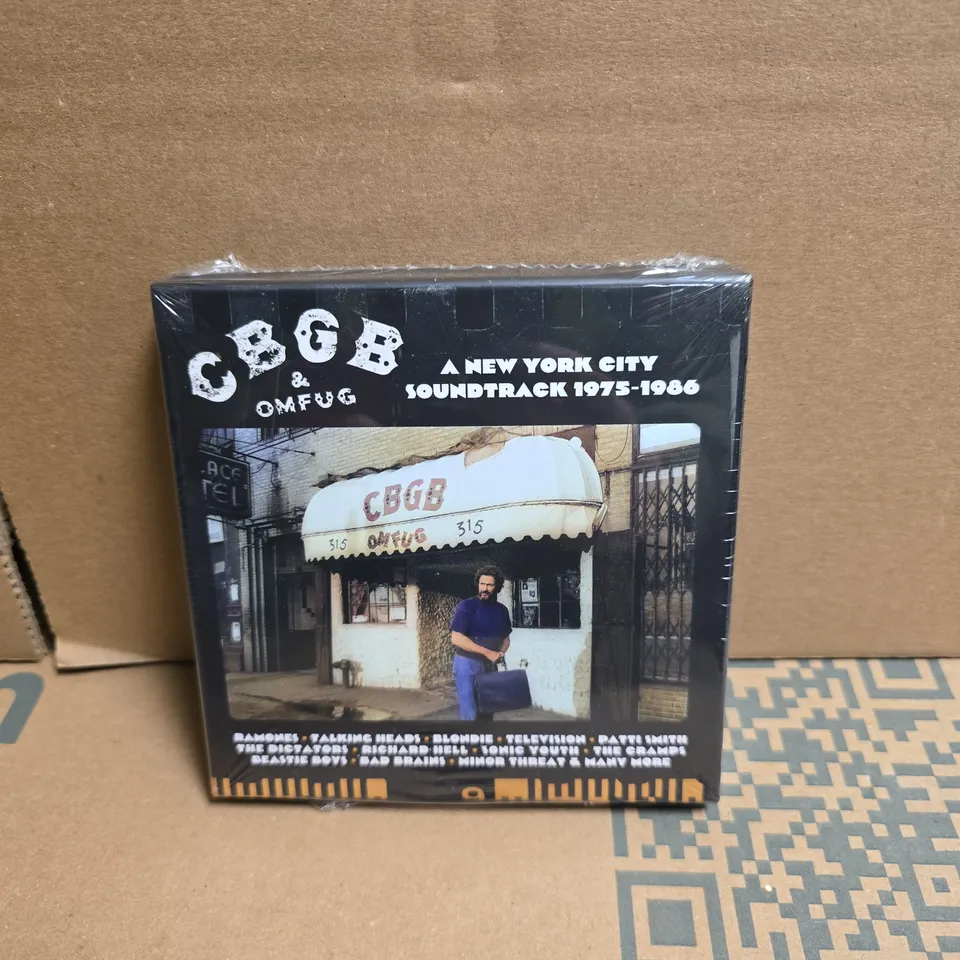CBGB & OMFUG: A NEW YORK CITY SOUNDTRACK 1975–1986 (CD BOX SET)