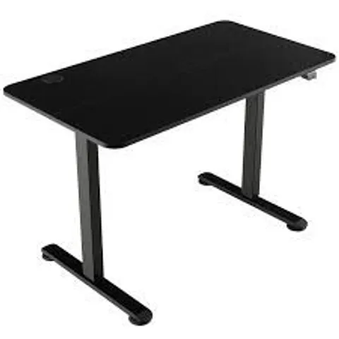 BOXED ELECTRIC HEIGHT ADJUSTABLE STANDING DESK, ERGONOMIC SIT STAND DESK WITH CONTROLLER, ANTI-COLLISION FUNCTION AND SPLICING TOP, HOME OFFICE STAND UP COMPUTER WORKSTATION - BLACK (1 BOX)