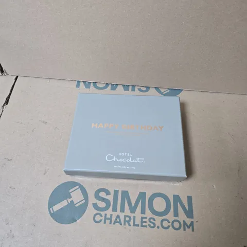 HOTEL CHOCOLAT HAPPY BIRTHDAY SIGNATURE CHOCOLATE BOX – 150G - BEST BEFORE JUNE 2026 