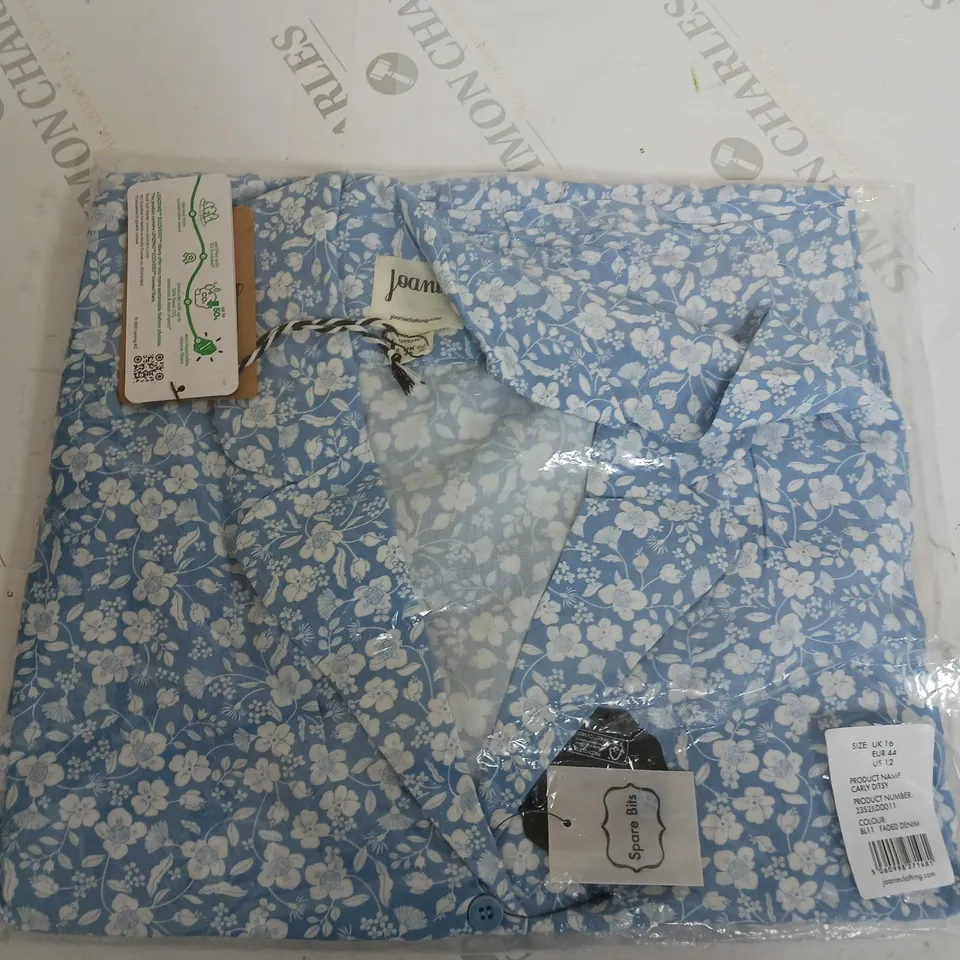 JOANIE CARLY DITSY DRESS - SIZE UK 16