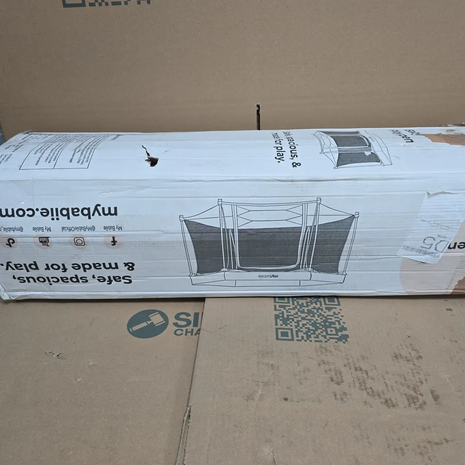 BOXED MY BABIIE FOLDABLE BABY PLAYPEN - IVORY