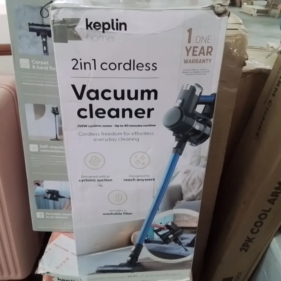 KEPLIN 2 IN 1 CORDLESS VACUUM CLEANER 