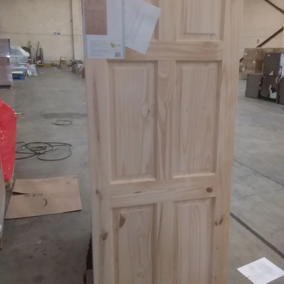 6 PANEL KNOTTY PINE INTERNAL DOOR 1981×762×35MM