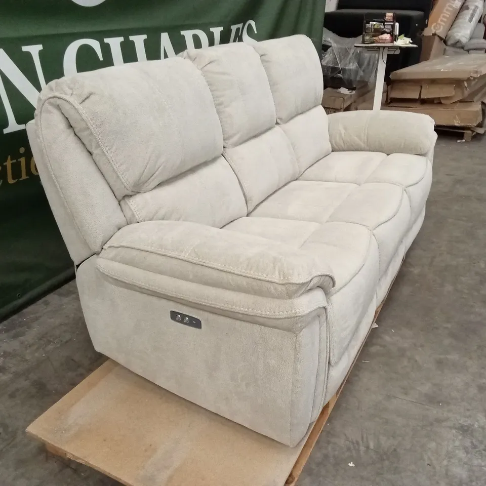 COOMER 3 SEATER POWER RECLINER SOFA - FABRIC
