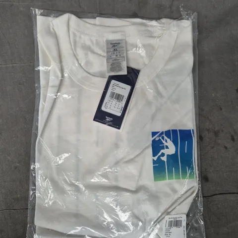 REEBOK SHAQ SILO LOGO TEE – WHITE – XL
