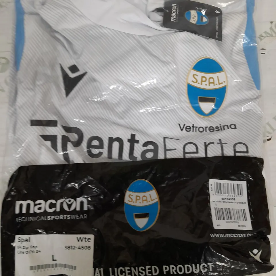 SPAL 1/4 ZIP TOP SIZE LARGE