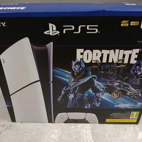 SEALED SONY PLAYSTATION 5 DISC FREE FORTNITE EDITION 1TB CONSOLE 