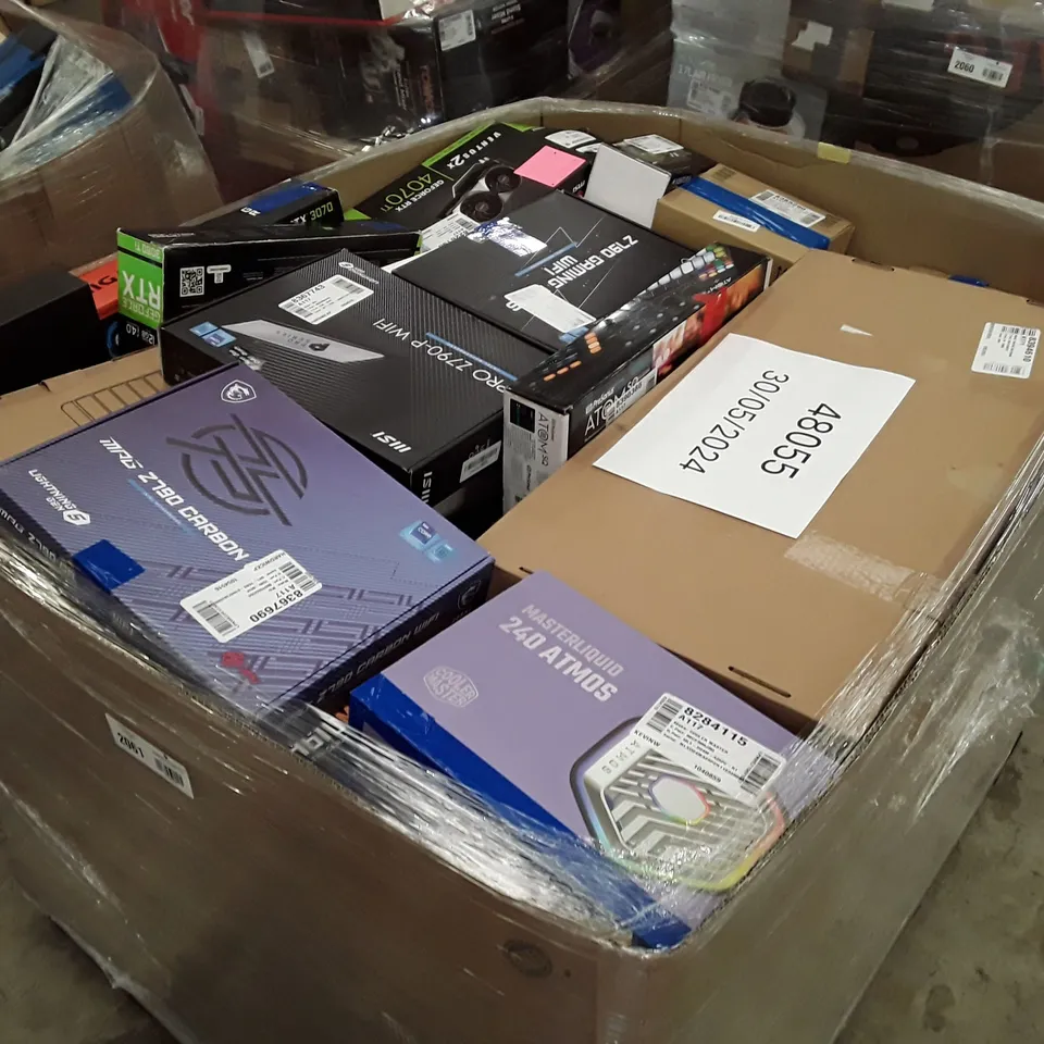 PALLET OF APPROXIMATELY 113 UNPROCESSED RAW RETURN HIGH VALUE ELECTRICAL GOODS TO INCLUDE;