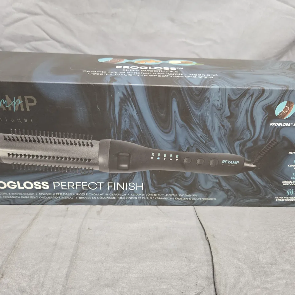 REVAMP PROGLOSS PERFECT FINISH CERAMIC CURLING BRUSH