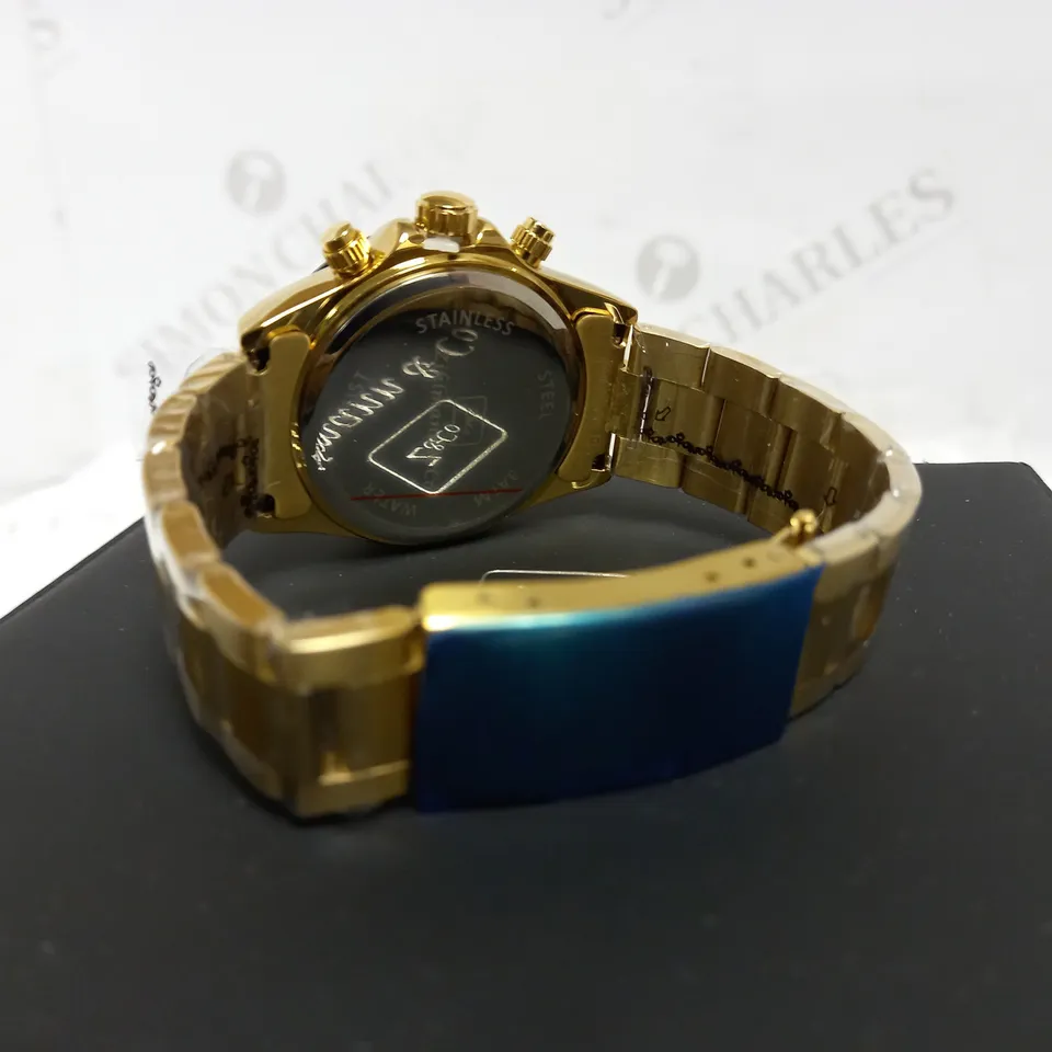 ZIHLMANN & CO TRIPLE DIAL BRACELET STRAP WATCH