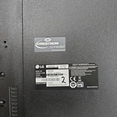 LG 49SM5KE-B 49-INCH SIGNAGE DISPLAY – TELEVISIONS (COMMERCIAL)