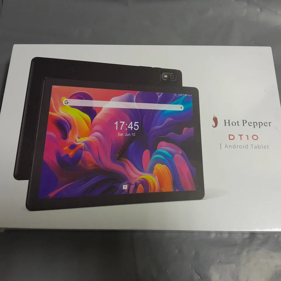 SEALED HOT PEPPER DT10 10.1" ANDROID TABLET