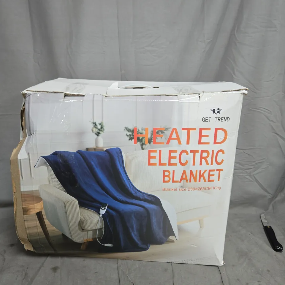 GET TREND HEATED ELECTRIC BLANKET – KING SIZE 230 X 265 CM
