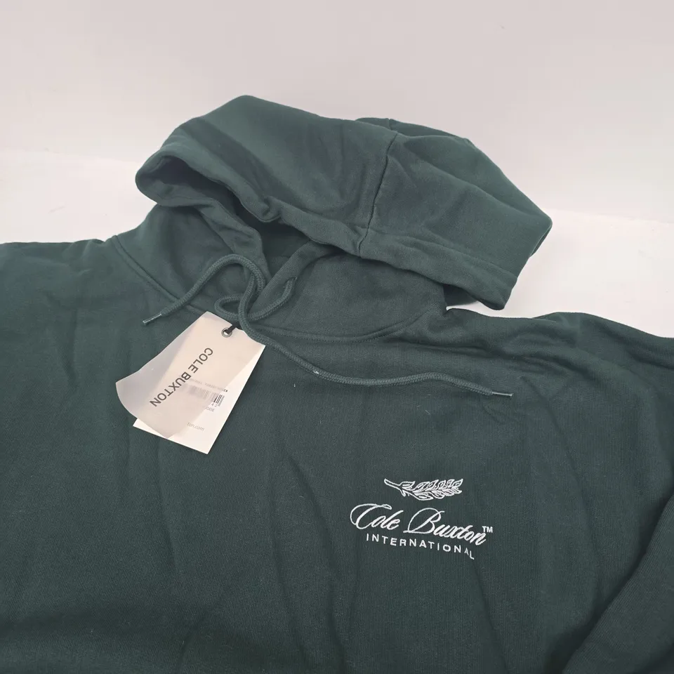 COLE BUXTON INTERNATIONAL FOREST GREEN HOODIE – LARGE