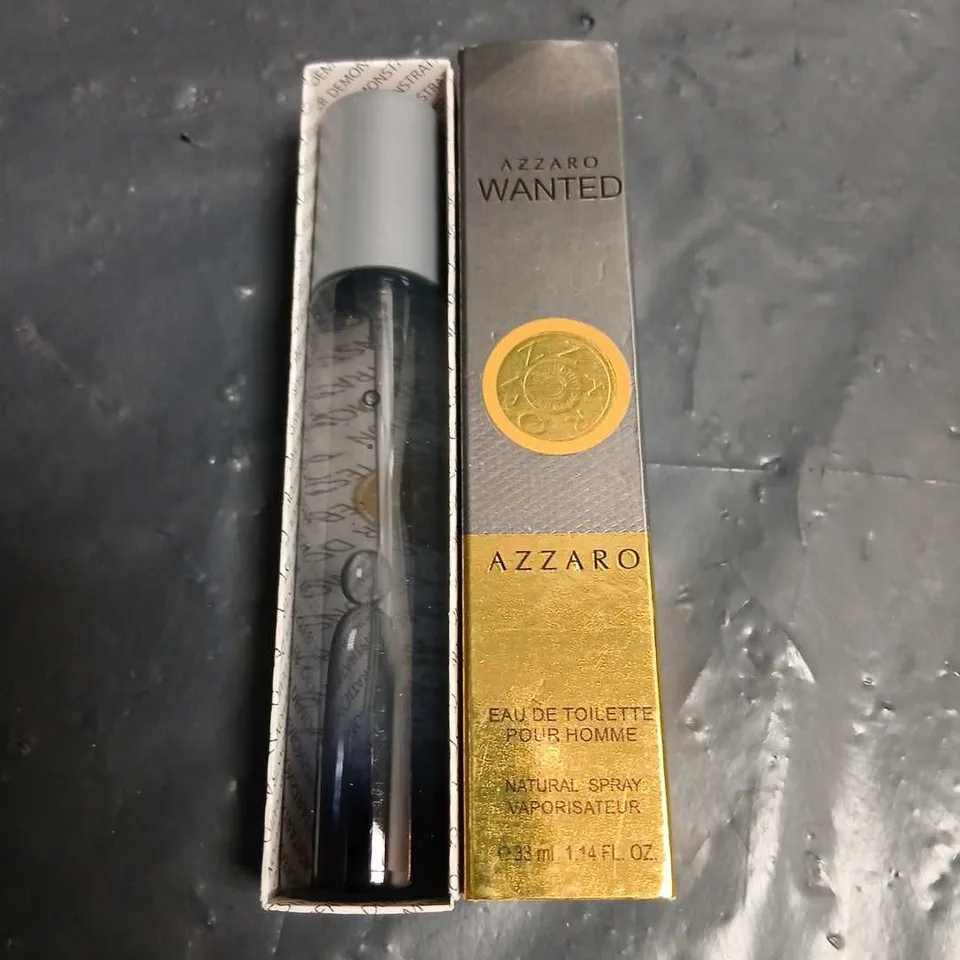 BOXED AZZARO WANTED EAU DE TOILETTE 33ML