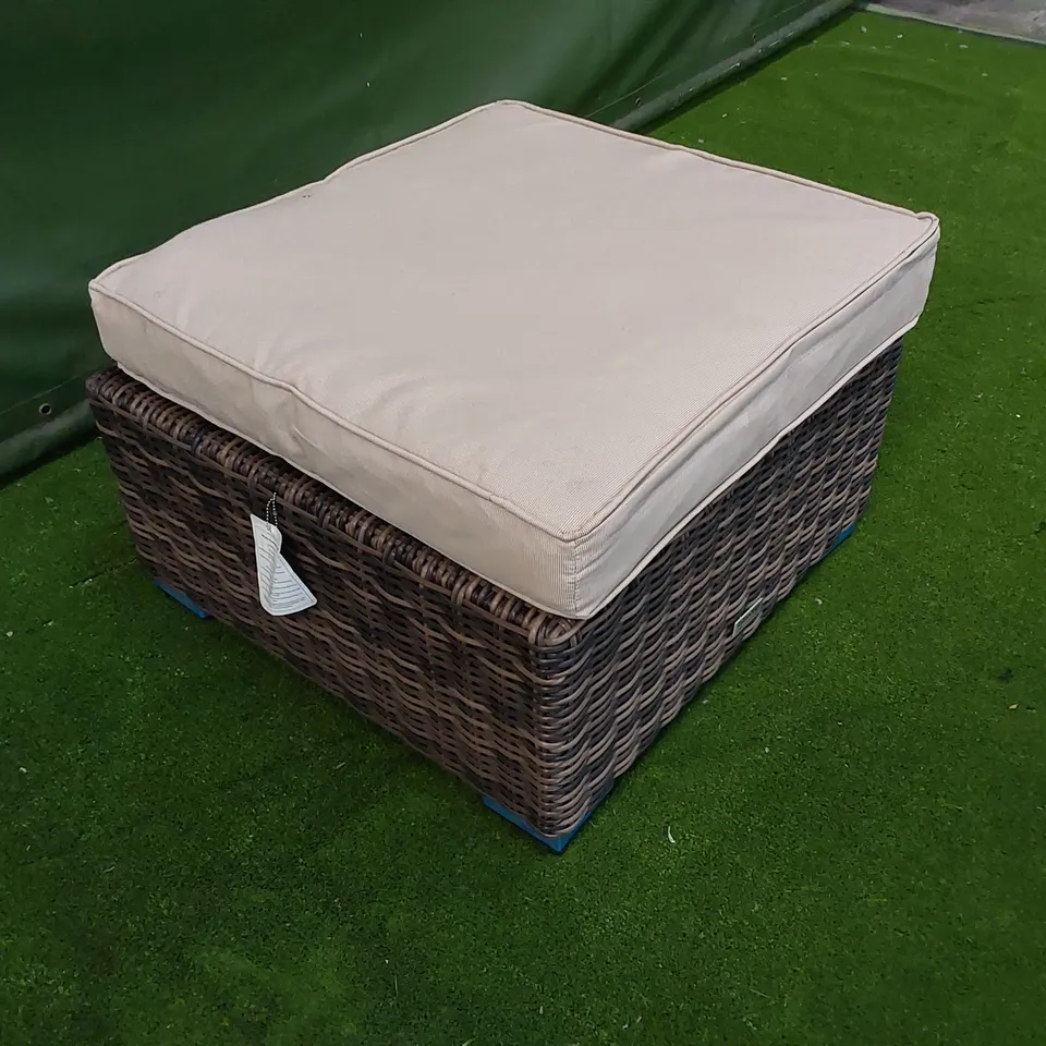 DESIGNER GARDEN/PATIO STOOL WITH CUSHION