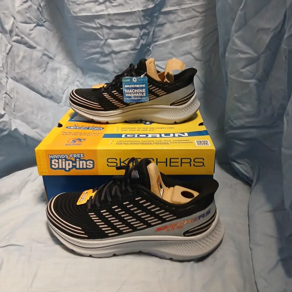 SKECHERS SLIP-INS WOMEN’S GO RUN CONSISTENT 2.0 SENNA UK 6 (US 9) BLACK/GRAY