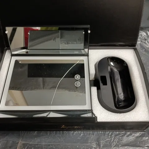 IMPERIO TRIFOLD LED LIGHTED MAKEUP MIRROR