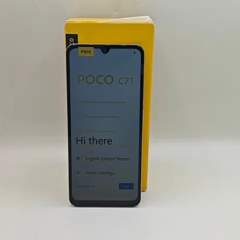 BOXED POCO C71 3/64GB IN GOLD