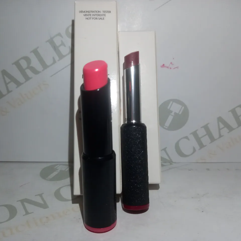BOX OF APPROX 10 ASSORTED GIVENCHY TESTER LIPSTICKS #FRAMBOISE GRIFFEE & #ROSE TRANSGRESSIF