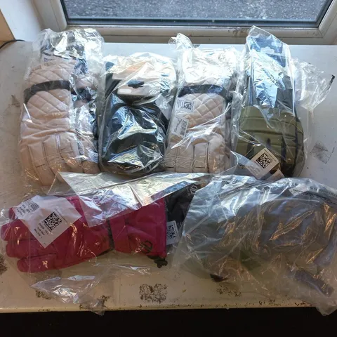 SIX PAIRS OF ASSORTED BRAND NEW DARE2B GLOVES