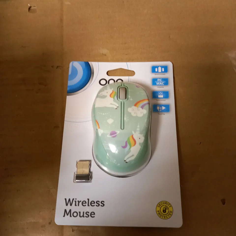 LOT OF 4 ONN UNICORN THEMED WIRELESS COMPUTER MICE