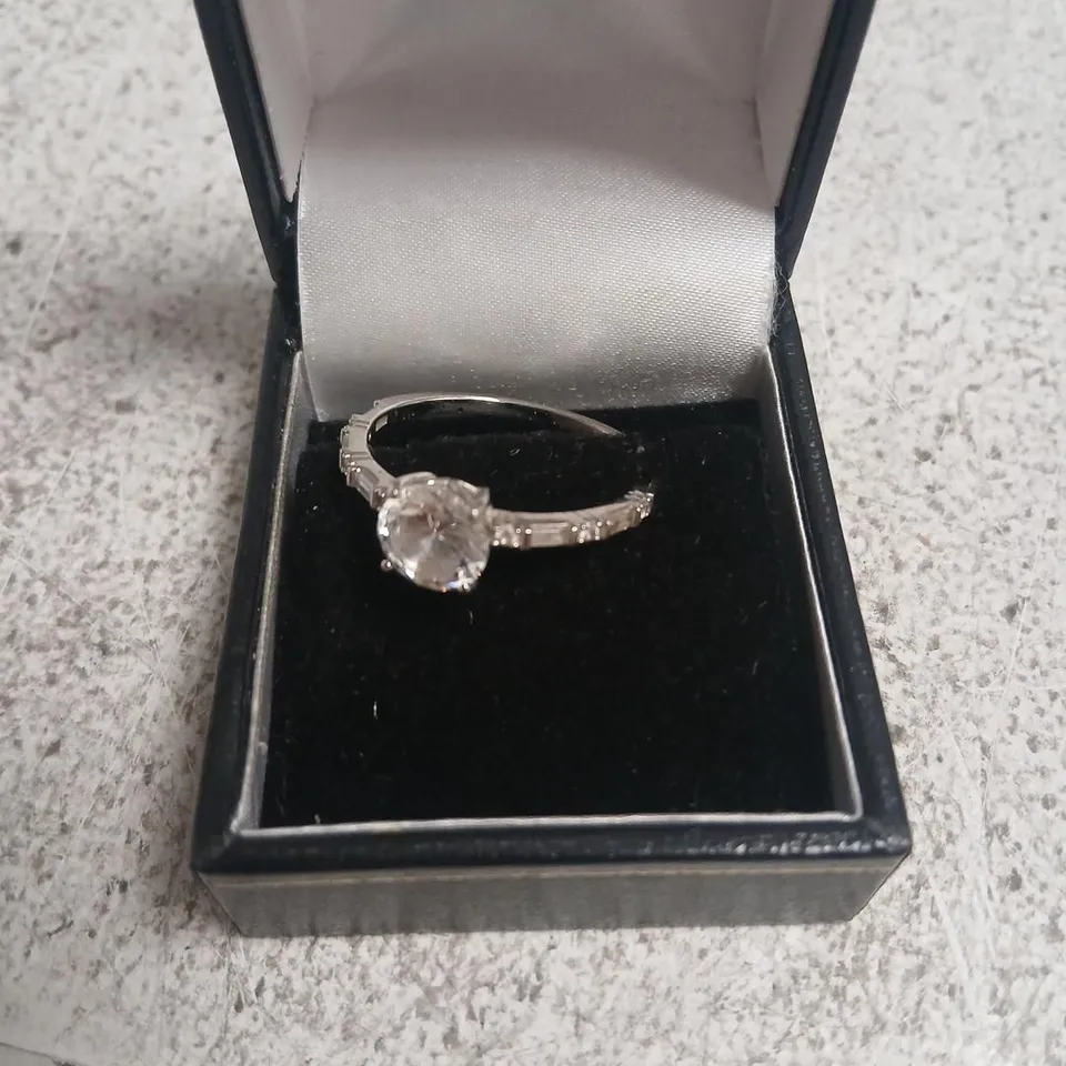 DIAMONIQUE SOLITAIRE RING