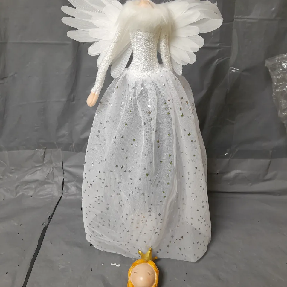 50CM BATTERY OPERATED WHITE ANGEL