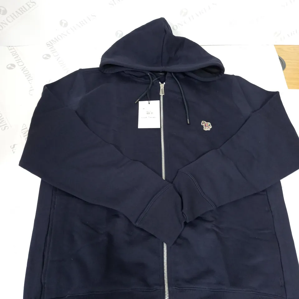 PULL & BEAR NAVY BLUE HOODIE SIZE L