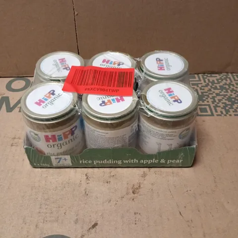 HIPP ORGANIC RICE PUDDING WITH APPLE & PEAR – 6 X 160G