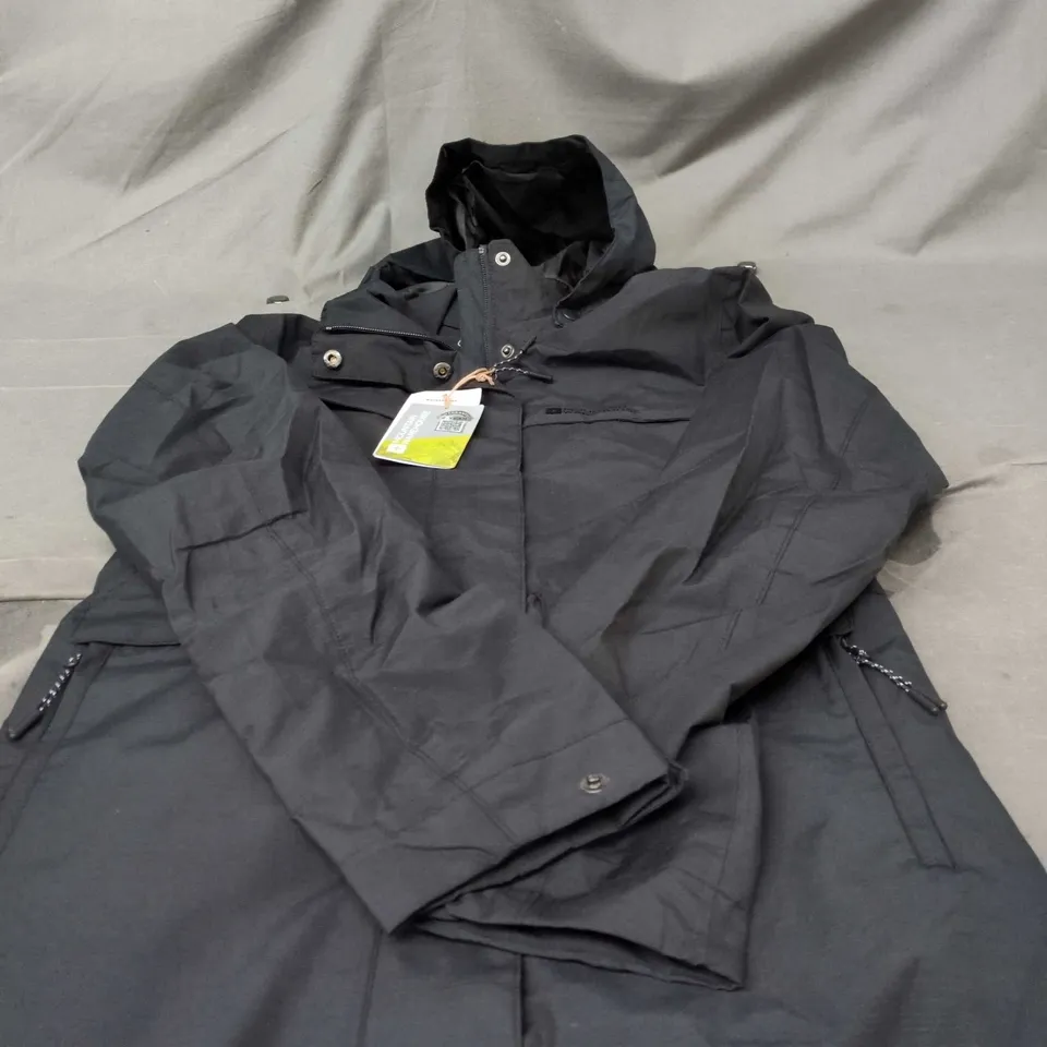 MOUNTAIN WAREHOUSE WATERPROOF JACKET – WOMEN'S, BLACK, UK 10 (EU 38, US 6)