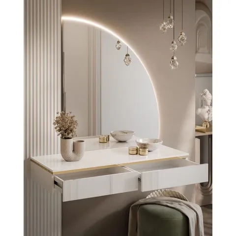 BOXED CARALENA DRESSING TABLE WITH MIRROR (3 BOXES)