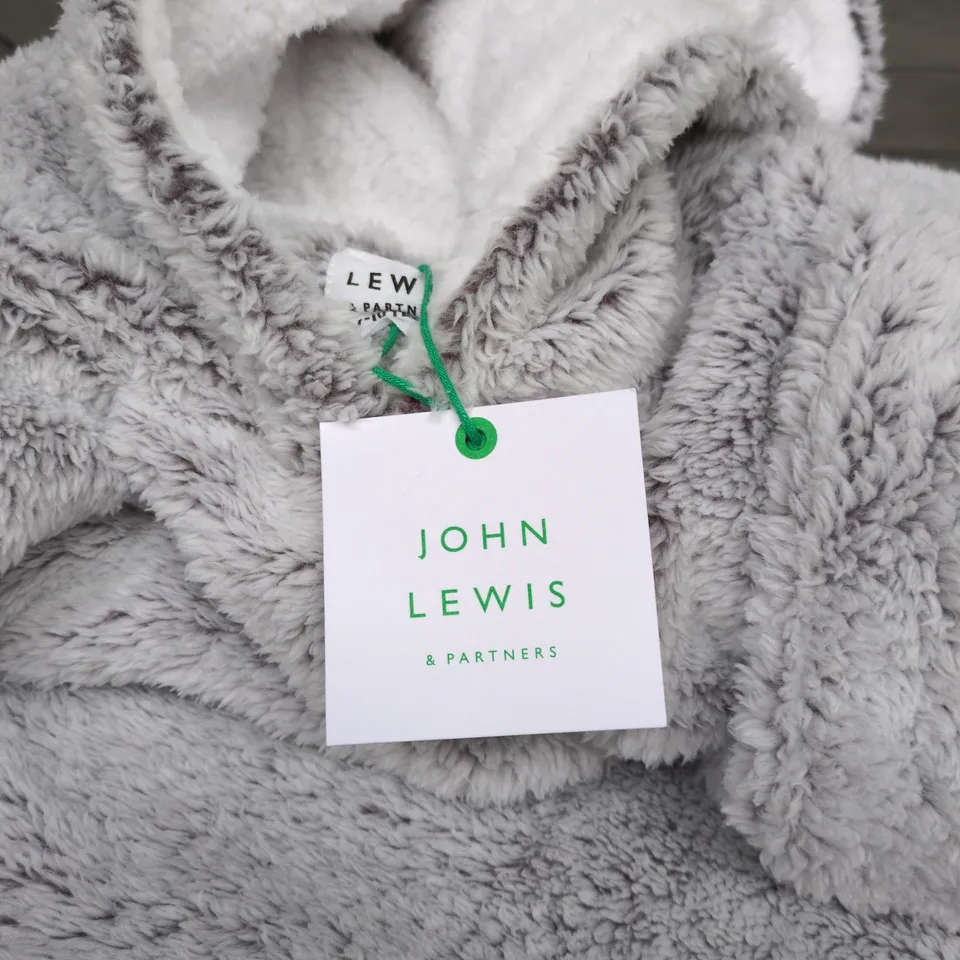 JOHN LEWIS GREY SHERPA FLEECE AGE 7 - 10