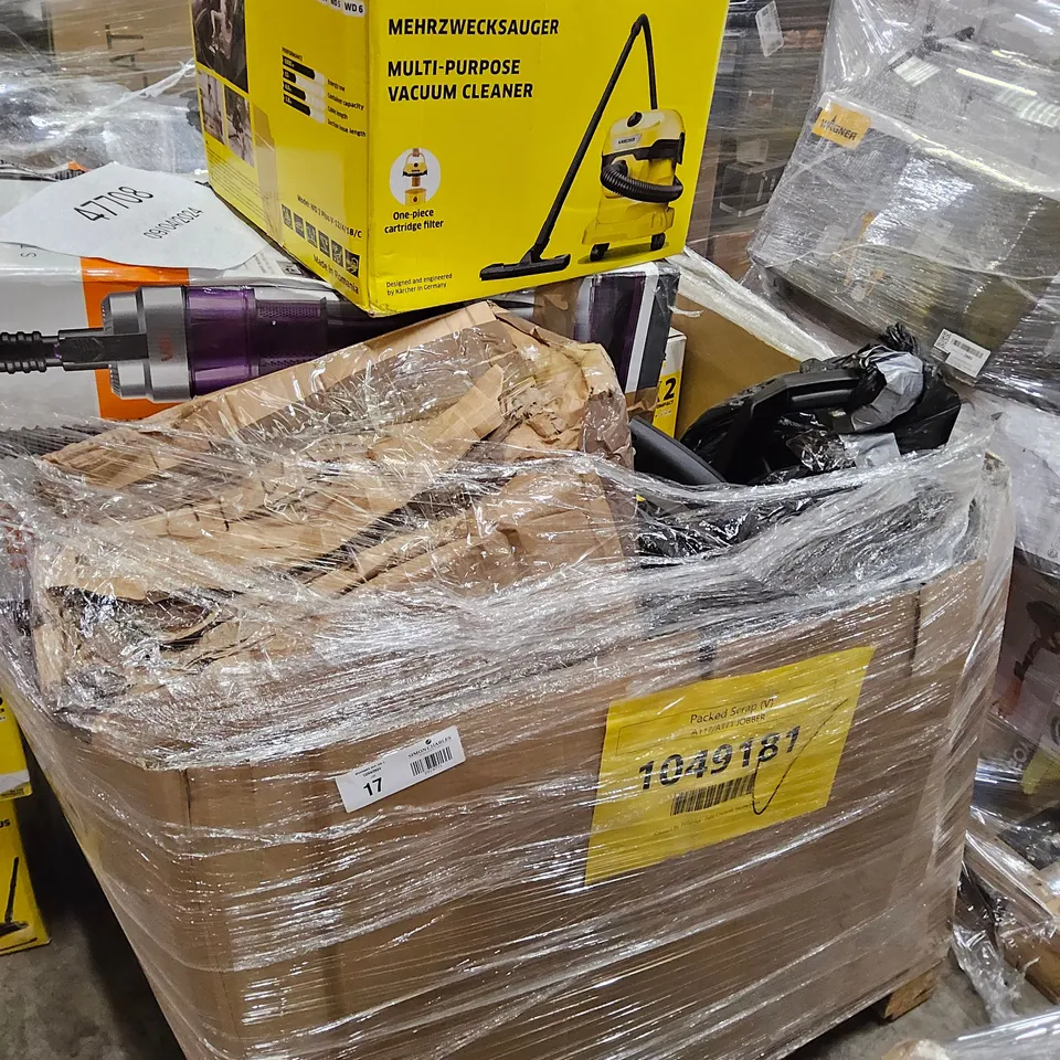 PALLET OF APPROXIMATELY 32 UNPROCESSED RAW RETURN HOUSEHOLD AND ELECTRICAL GOODS TO INCLUDE;