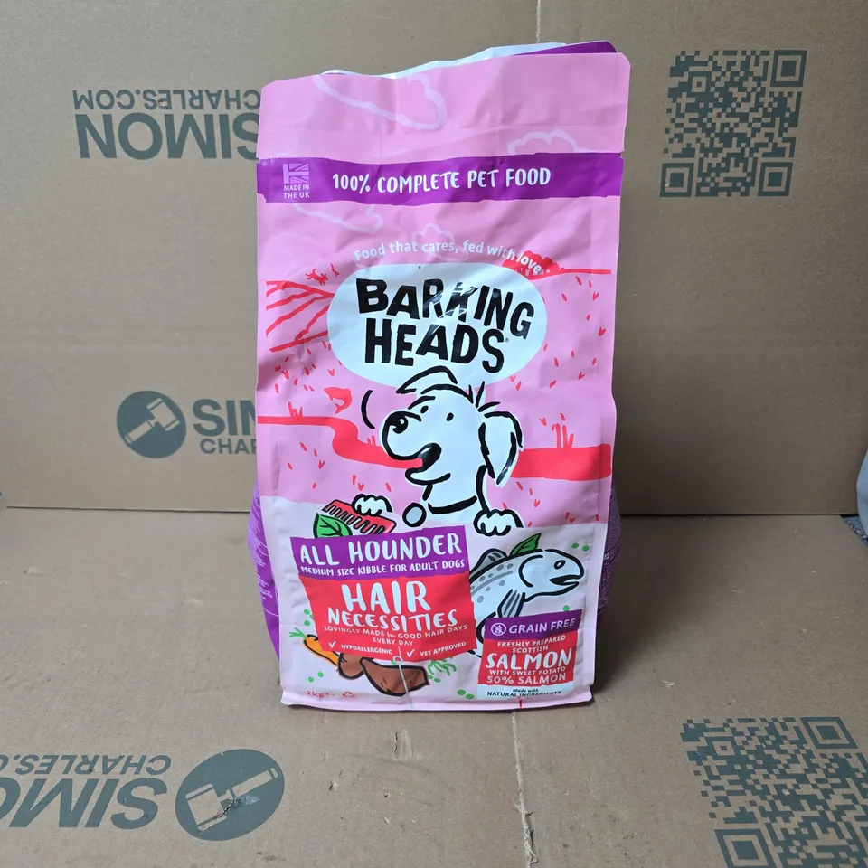 BARKING HEADS ALL HOUNDER MEDIUM SIZE KIBBLE FOR ADULT DOGS 2KG