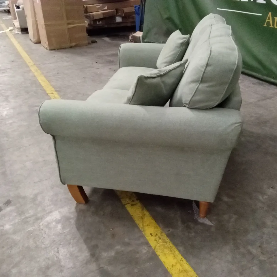WILLIAM FABRIC 2 SEATER SOFA - OLIVE RRP £999
