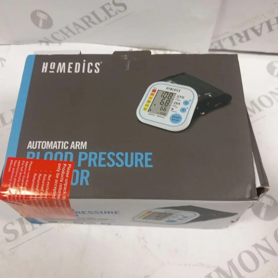 BOXED HOMEDICS AUTOMATIC BLOOD PRESSURE MONITOR 