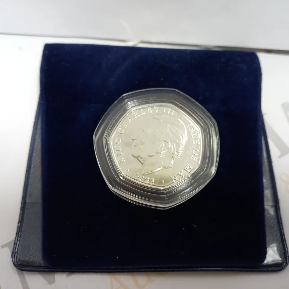 WESTMINSTER COLLECTABLE `GOD SAVE THE KING` 50P COIN