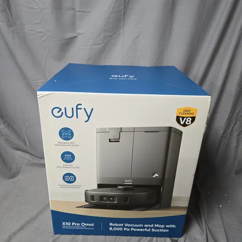 BOXED EUFY X10 PRO OMNI ROBOT VACUUM & MOP - COLLECTION ONLY