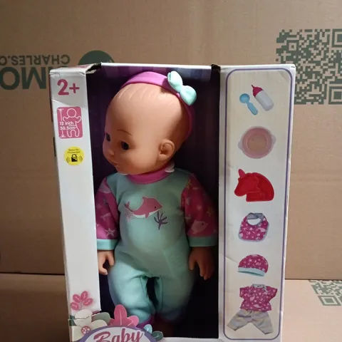 BABY MIA 12IN DOLL AND PLAYSET – BOXED, AGE 2+