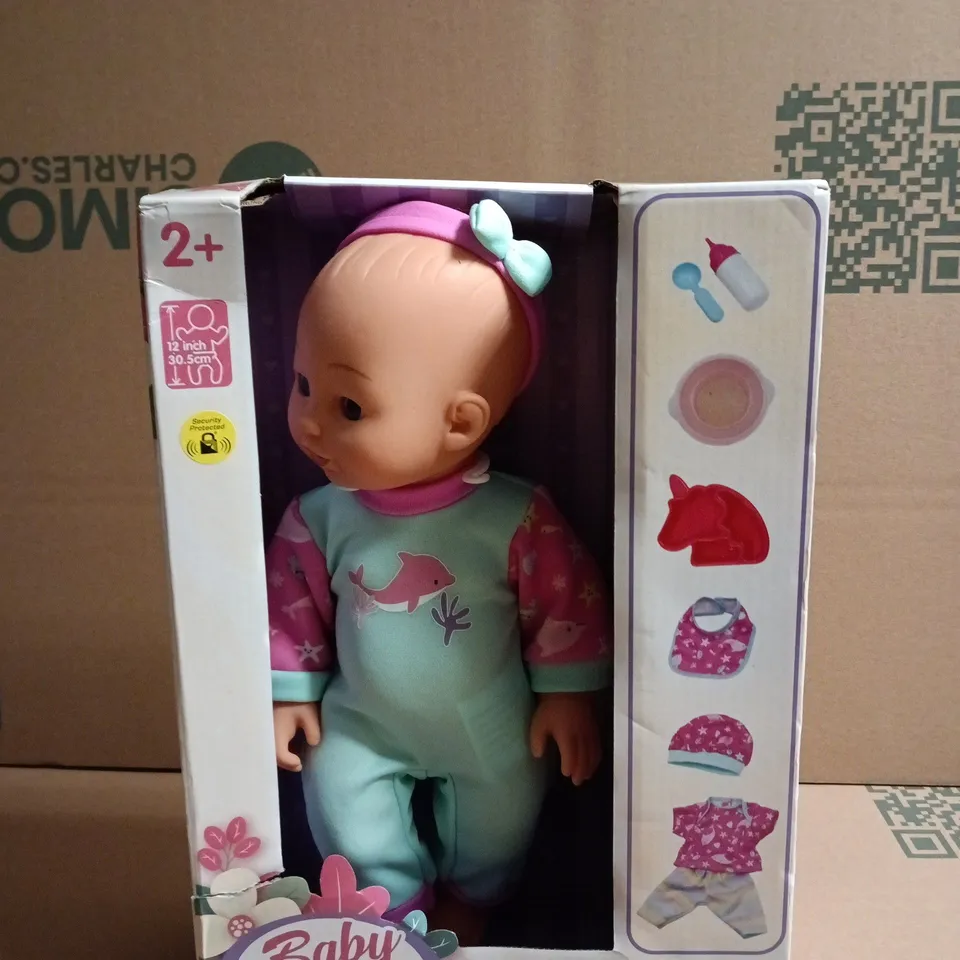 BABY MIA 12IN DOLL AND PLAYSET – BOXED, AGE 2+